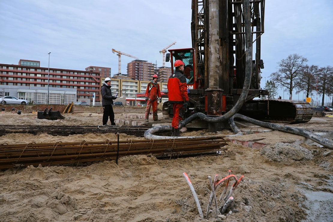 Heat piles in Zaandam